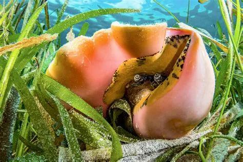   Queen Conch! A Mysterious Underwater Gem Possessing a Regal Crown and an Enigmatic Lifestyle